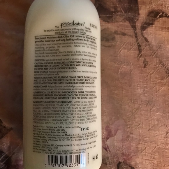 Proclaim Olive oil Moisturizing Lotions - Picture 2 of 3